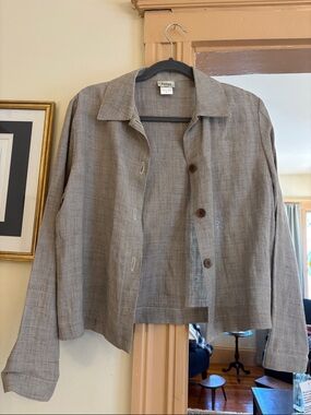 Eileen Fisher Linen Button up